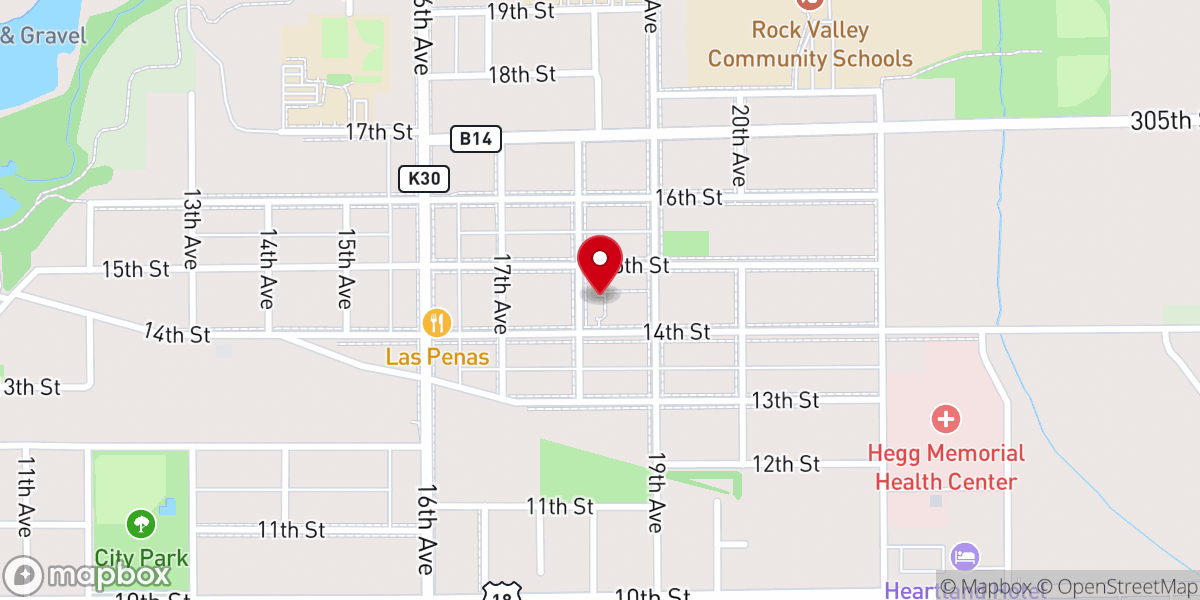 Map showing location of St Mary's Catholic Church