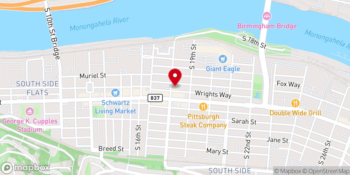 Map showing location of Saint Vladimir’s Ukrainian Orthodox Church