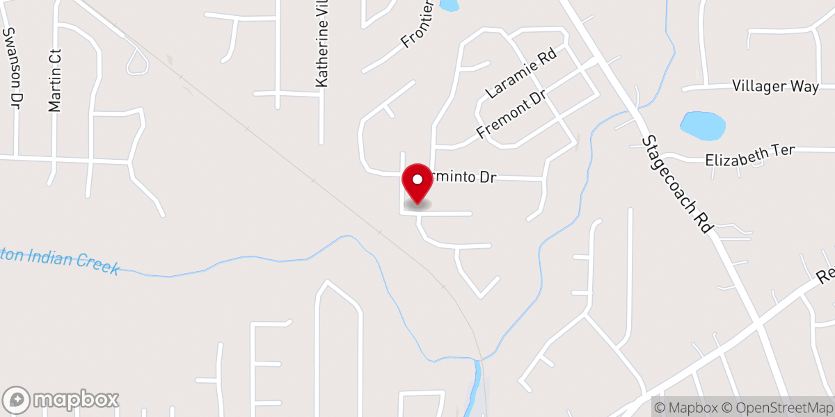 Map showing location of Shekinah Community Church