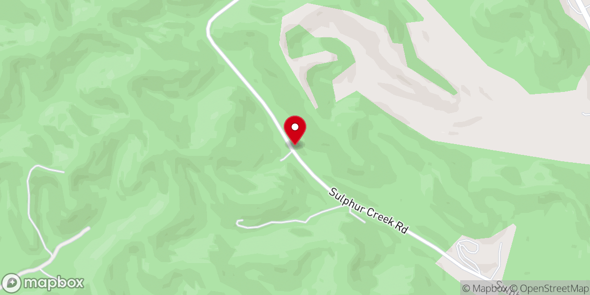 Map showing location of New Hope Baptist Church
