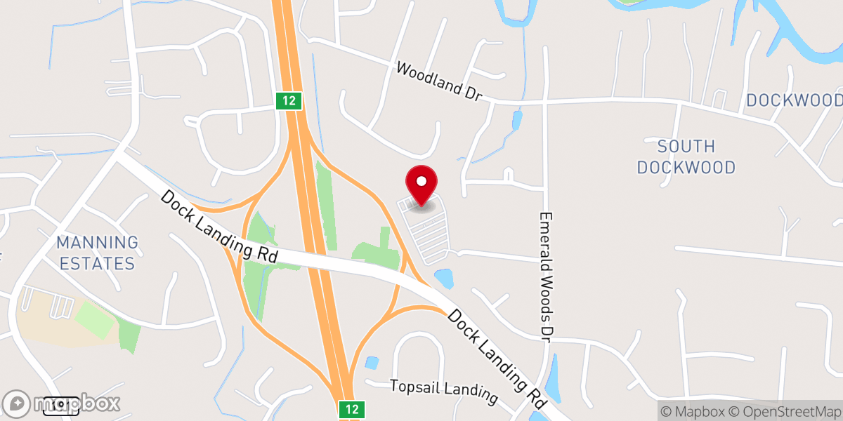 Map showing location of Alexander Baptist Church