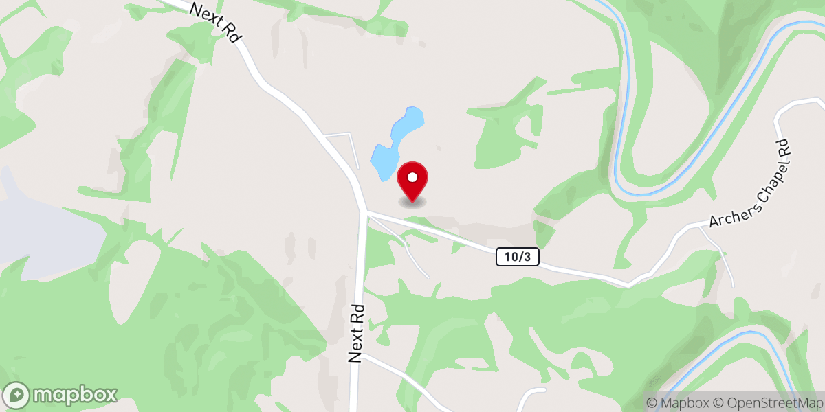 Map showing location of Archers Chapel