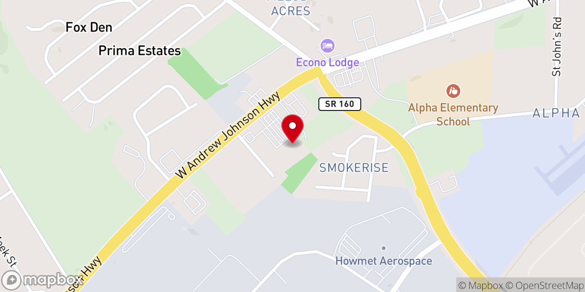 Map showing location of The Avenue Church