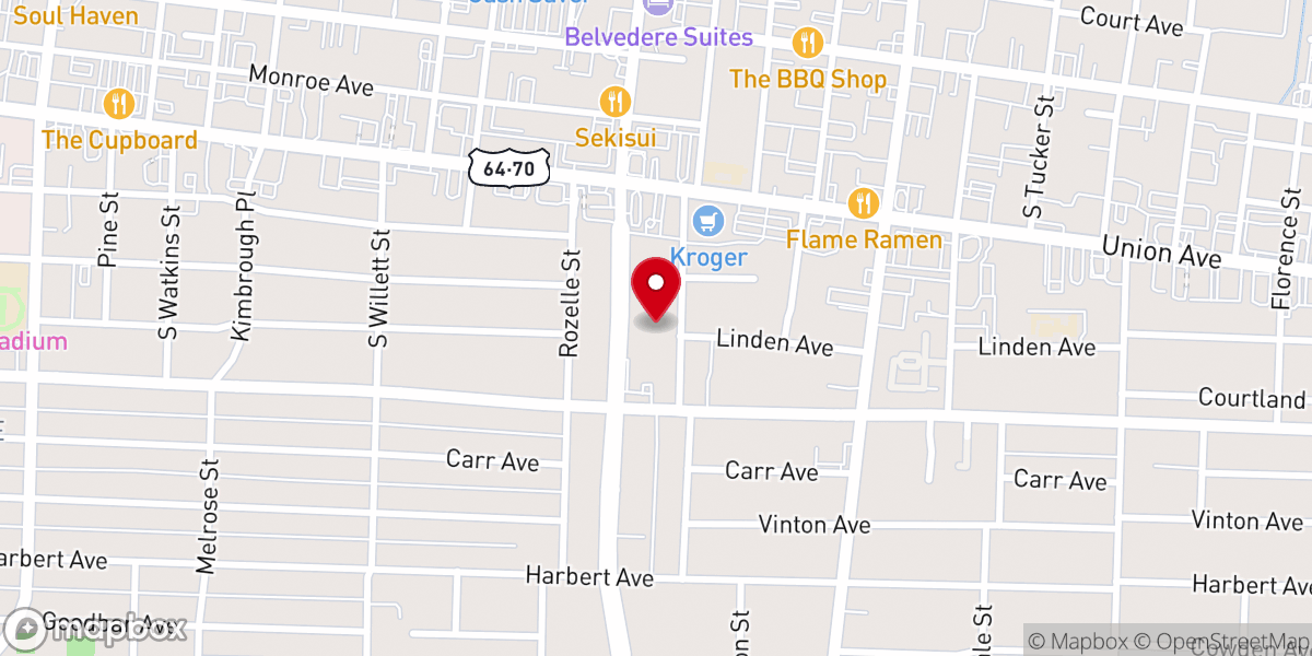 Map showing location of Emmanuel House Manna