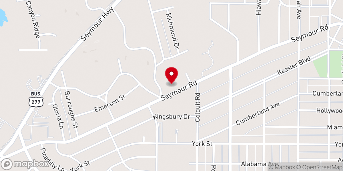 Map showing location of St. Benedict Orthodox Church
