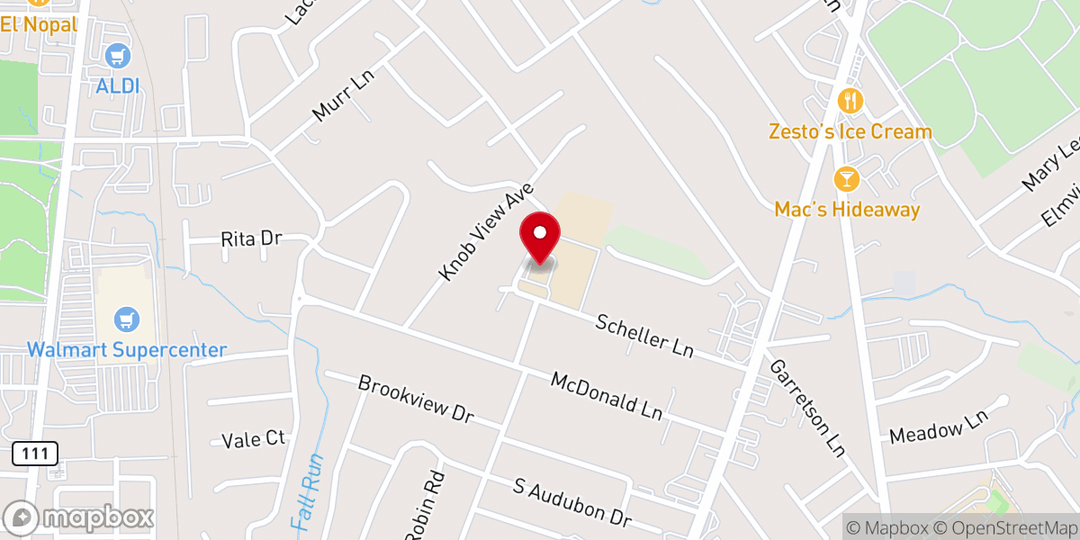 Map showing location of Our Lady of Perpetual Help Catholic Church
