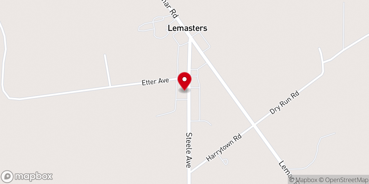 Map showing location of Grace Haven Mennonite Church