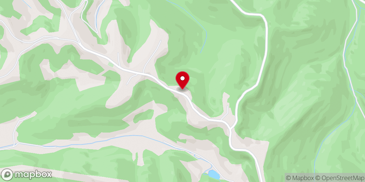 Map showing location of Tucker Ridge Church