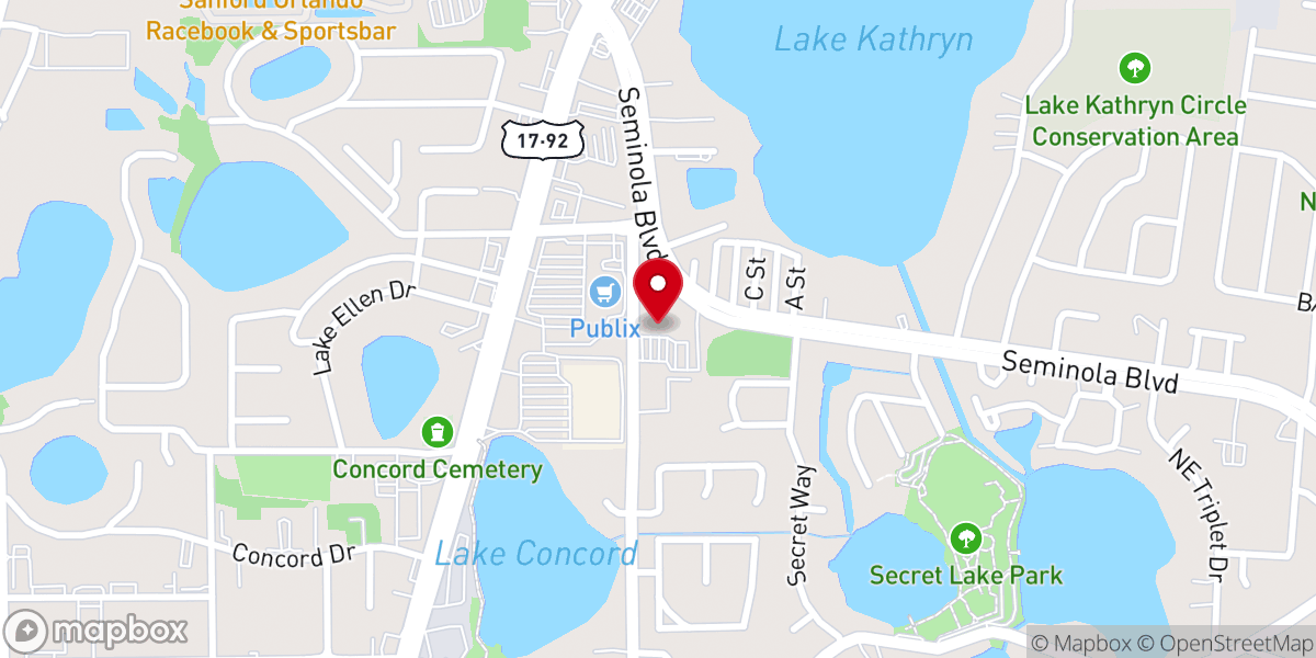 Map showing location of Saint Augustine Catholic Church