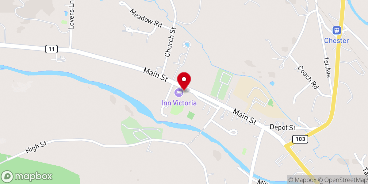 Map showing location of St Luke's Episcopal Church
