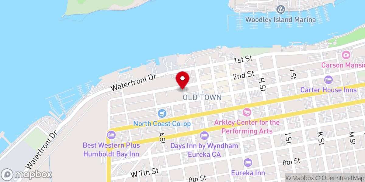 Map showing location of Catalyst Church