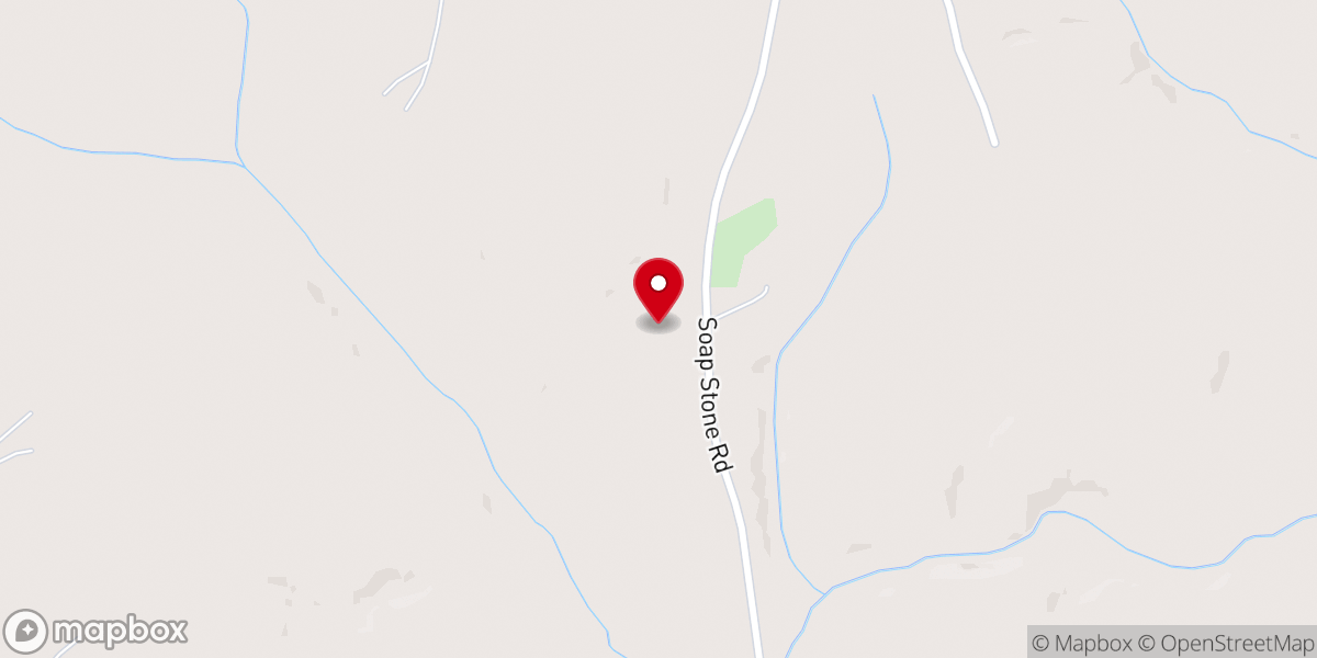 Map showing location of White Plains Baptist Church