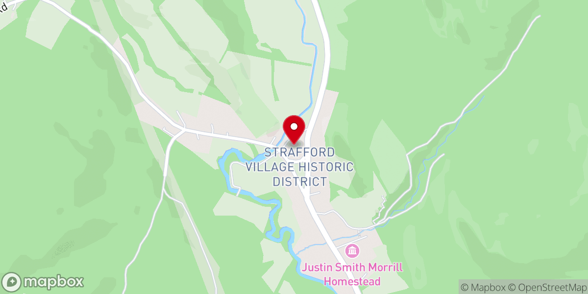 Map showing location of Strafford Town House