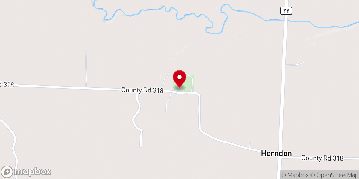 Map showing location of Hazel Grove Church