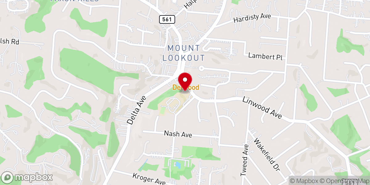 Map showing location of Christ the King Catholic Church