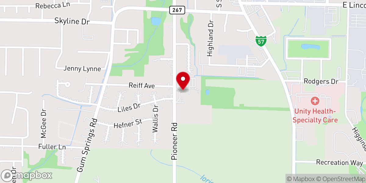 Map showing location of St. James Catholic Church