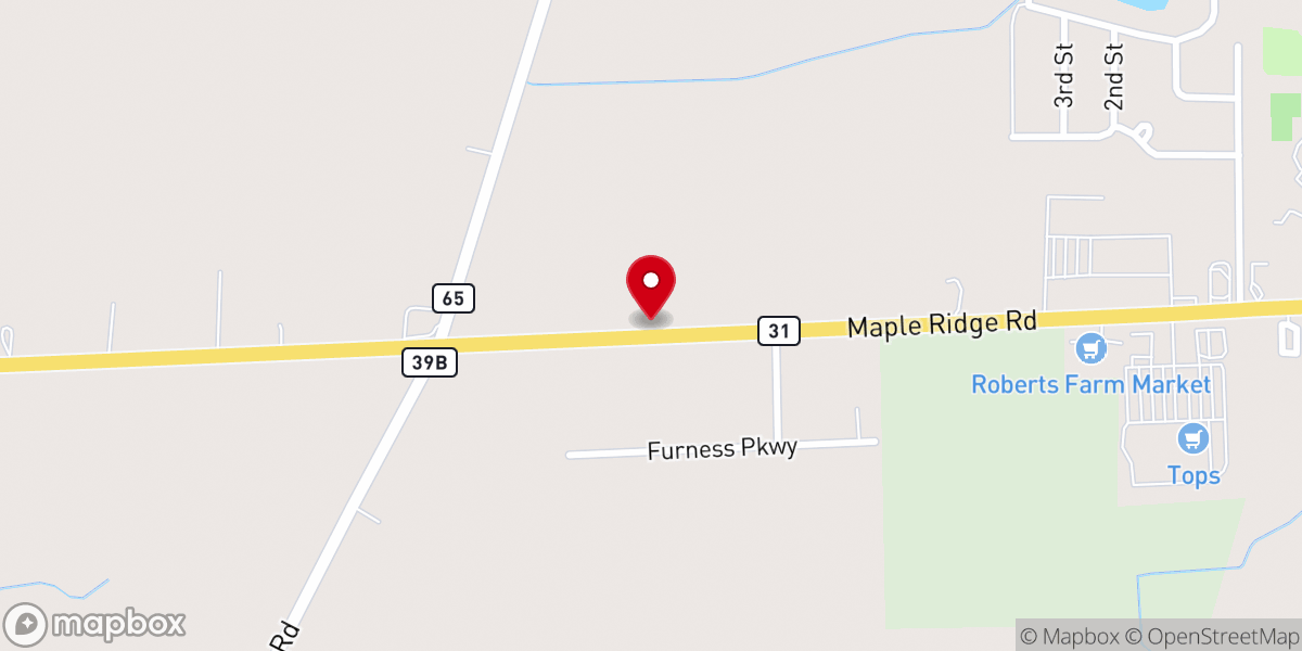 Map showing location of The Vine Church