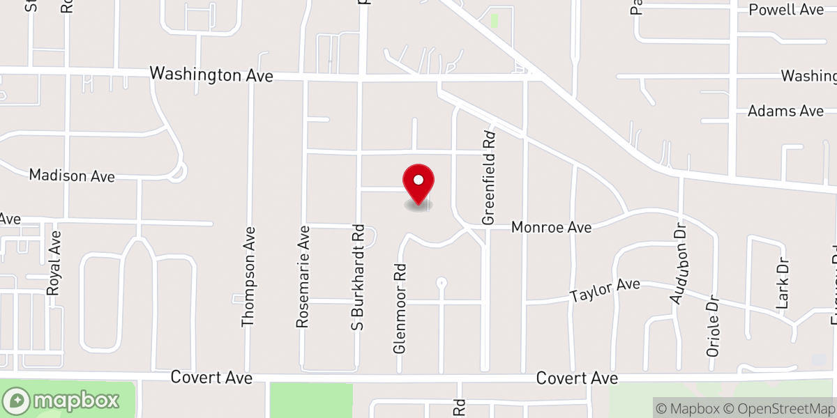 Map showing location of 1on1 Church