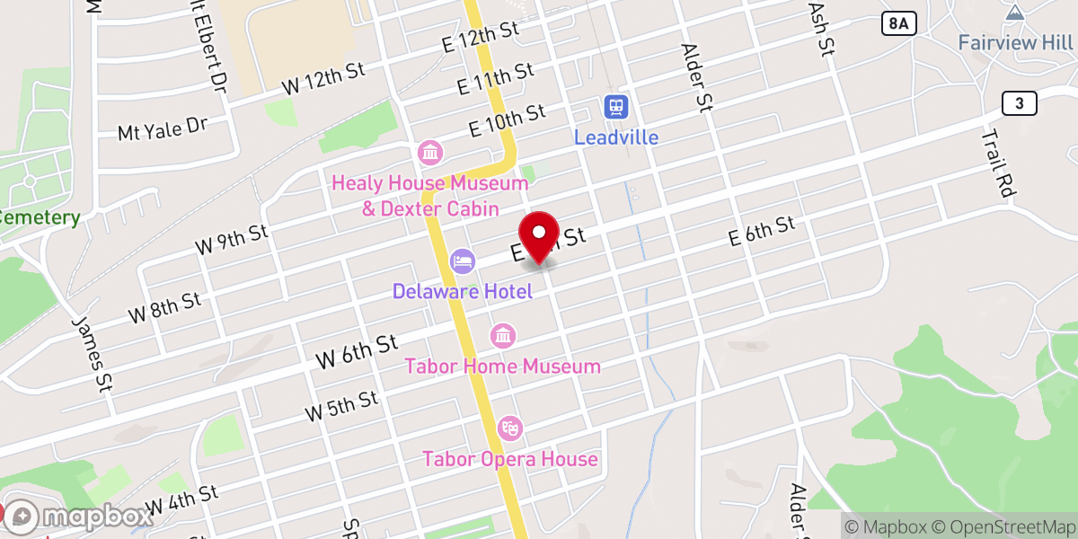 Map showing location of Annunciation Catholic Church