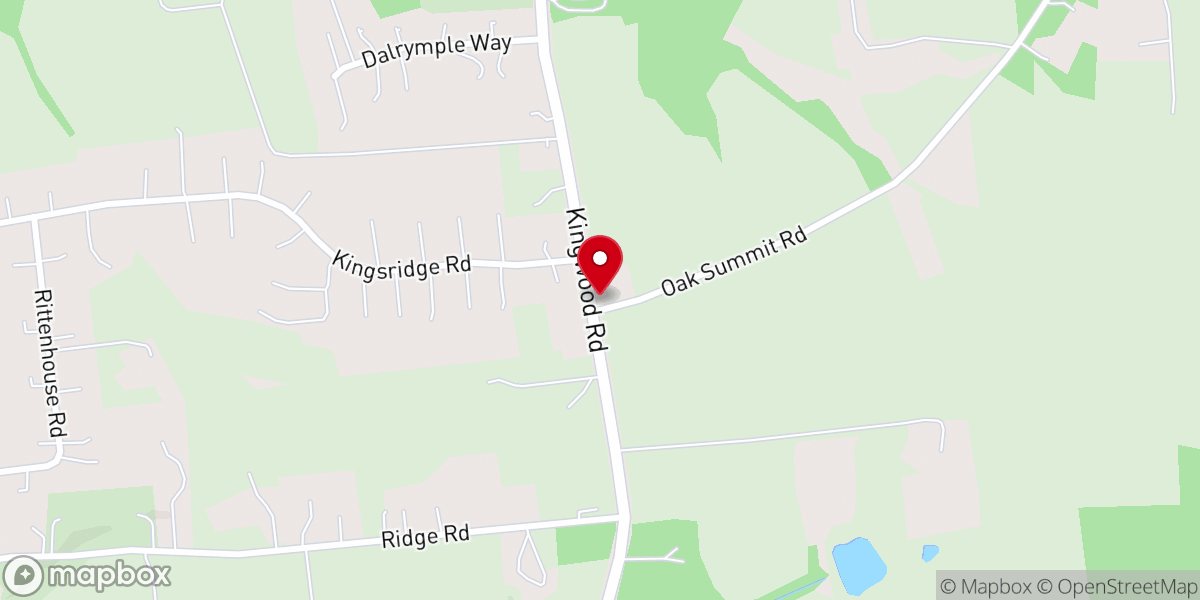 Map showing location of The Old Stone Church