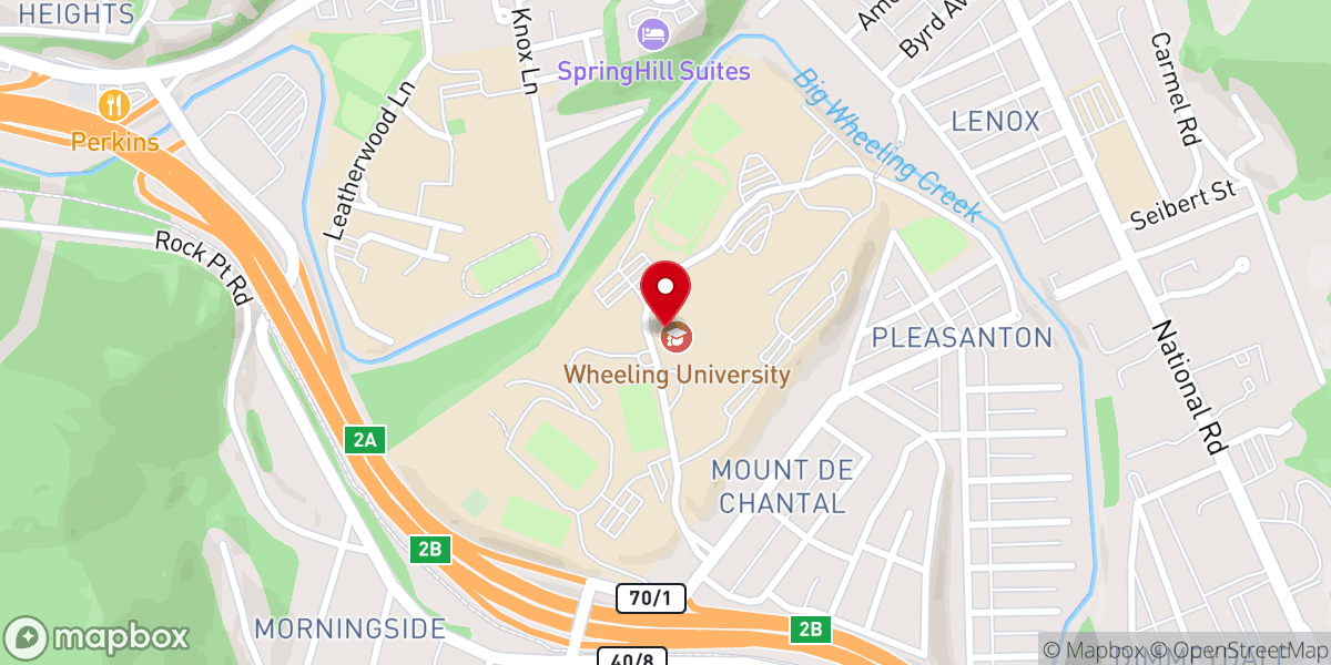 Map showing location of Chapel of Mary & Joseph