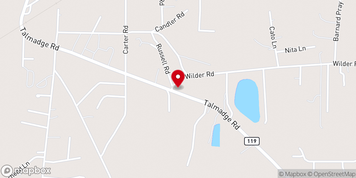 Map showing location of Thee Living Word Inc