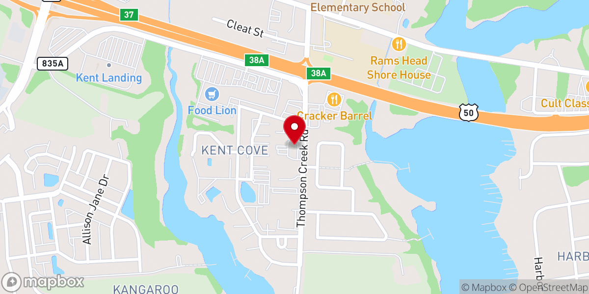 Map showing location of Island Alliance Church