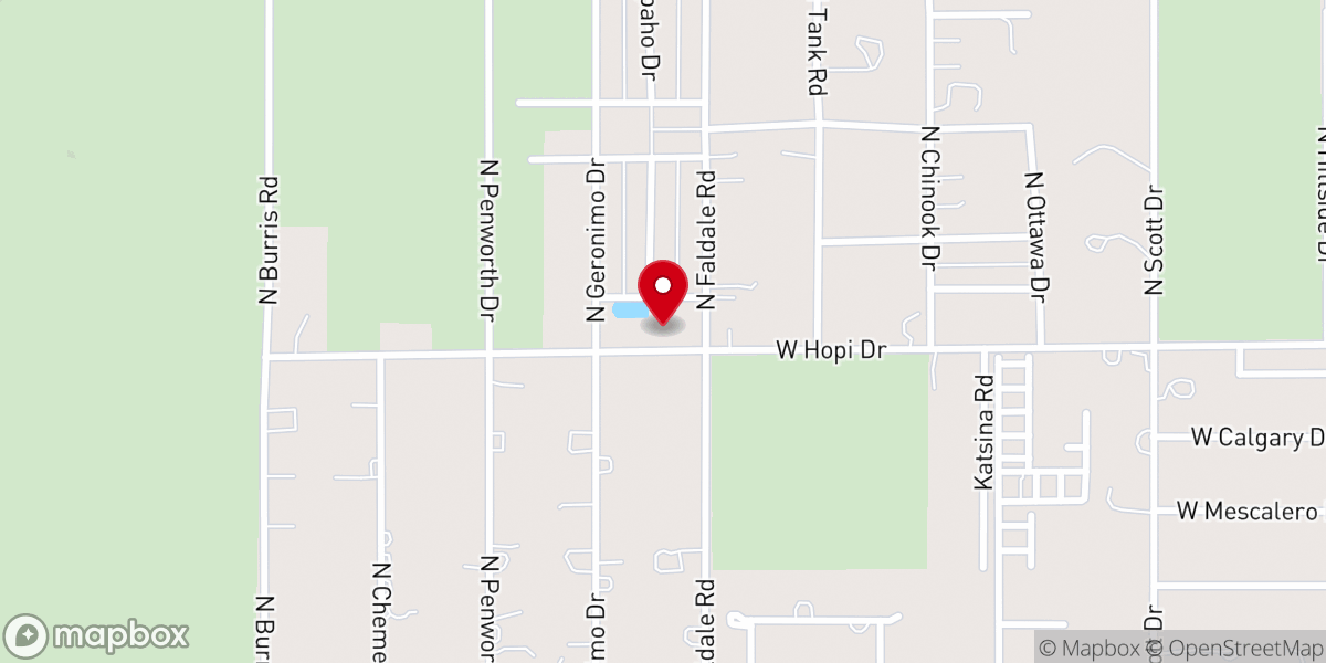 Map showing location of Indian Hills Community Church