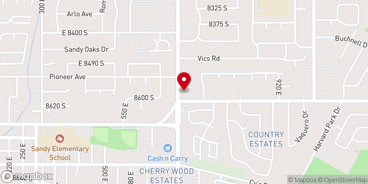 Map showing location of Good Shepherd Lutheran Church (LCMC)
