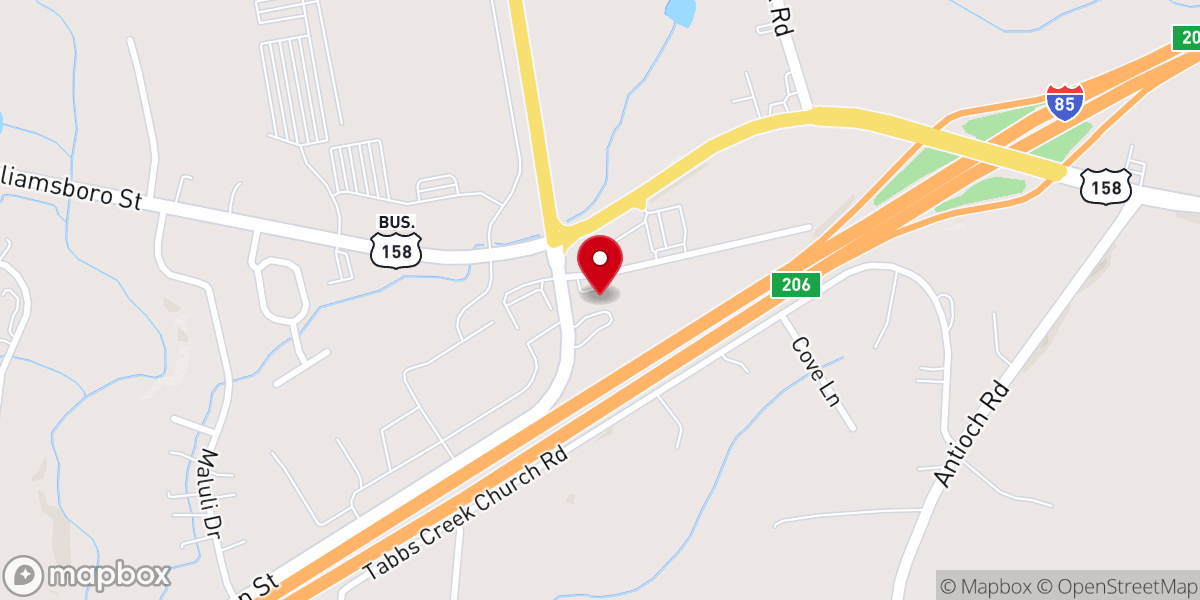 Map showing location of Church & Community Ministry