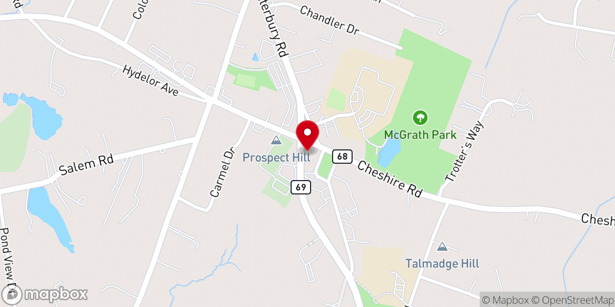 Map showing location of John Muratori Ministries