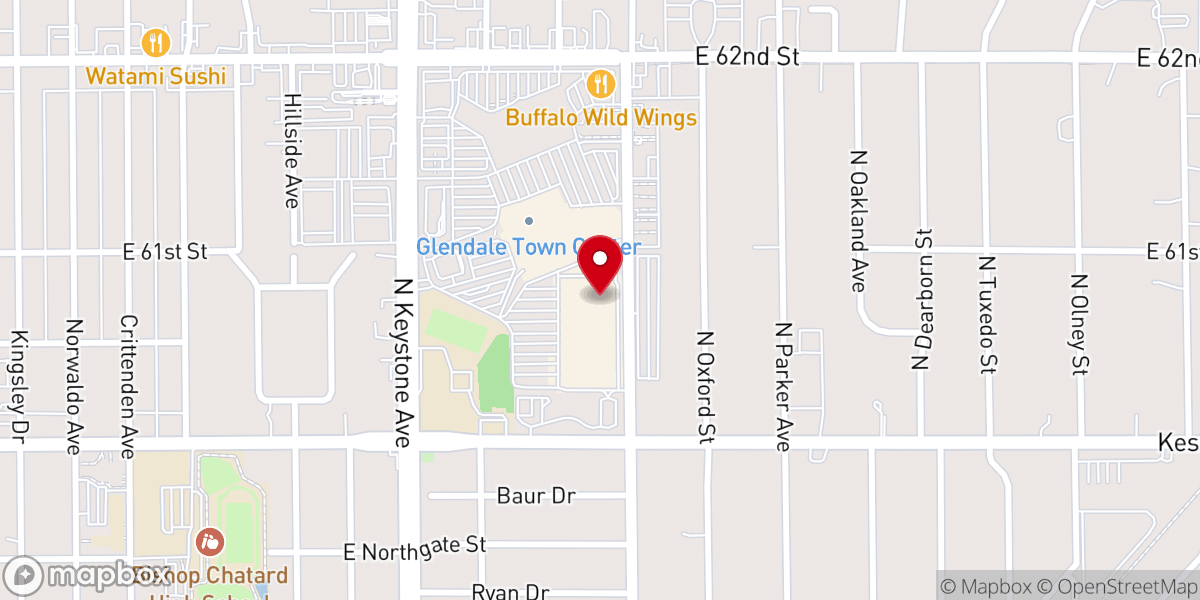 Map showing location of United Church of Indiana Inc