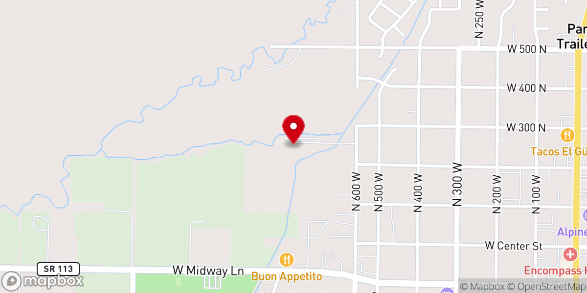 Map showing location of MVF Church Heber