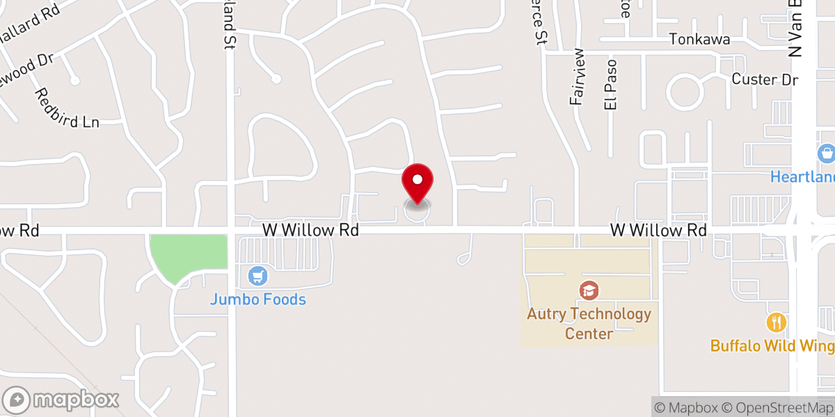 Map showing location of Saint Gregorys Catholic Church