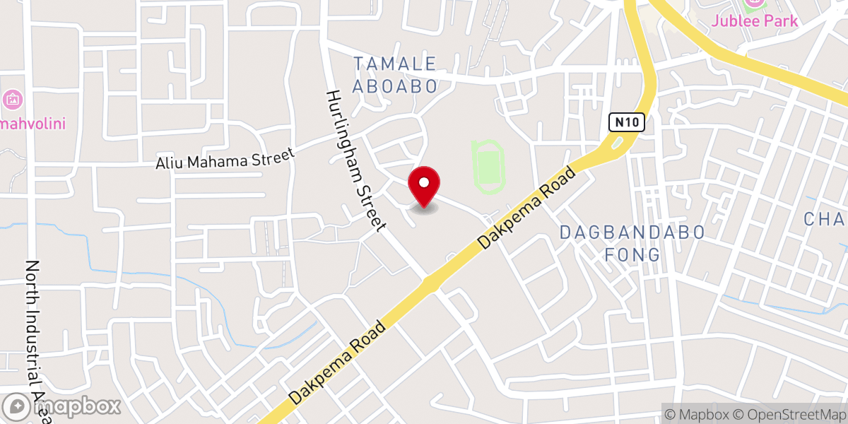 Map showing location of KINGS CHRISTIAN MINISTRY Ghana
