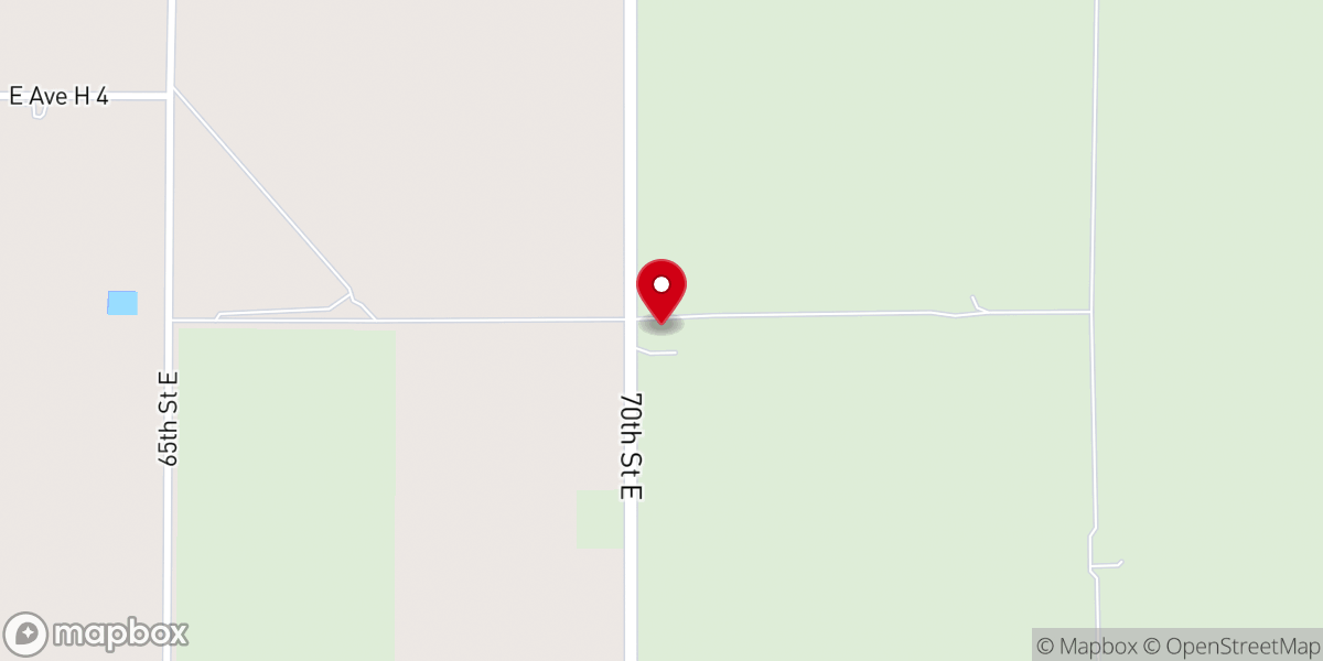 Map showing location of Roosevelt Community Church