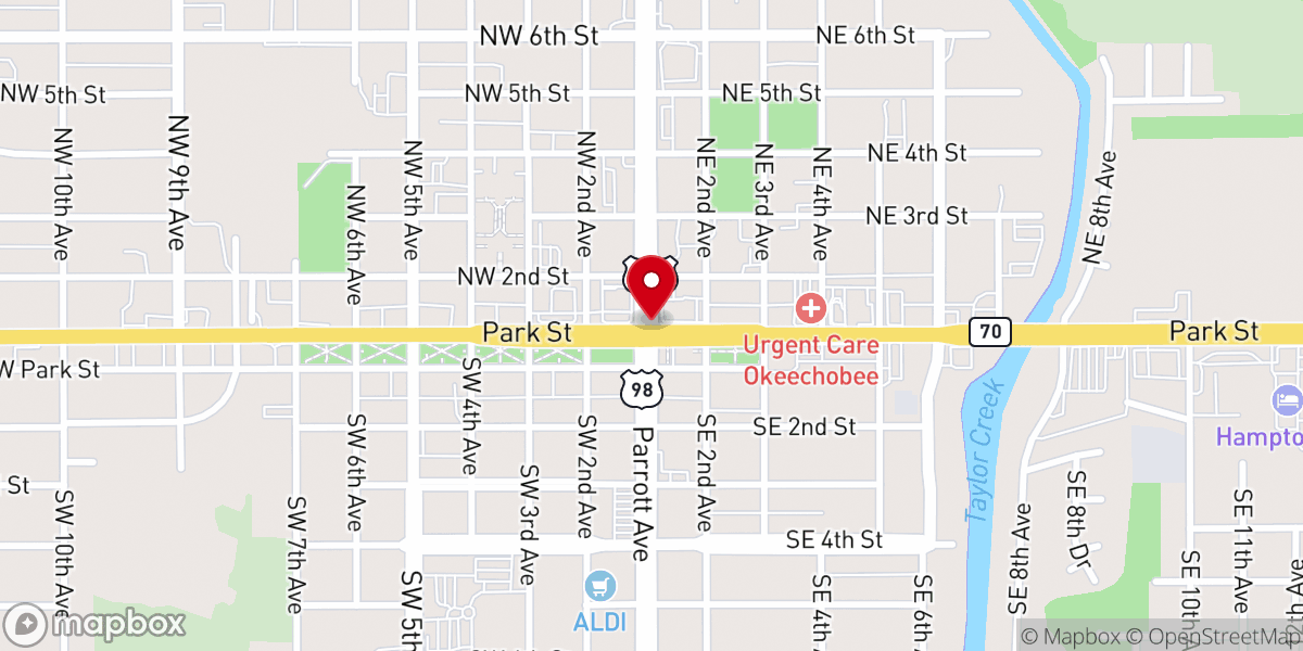 Map showing location of Mike Brown Ministries International Inc