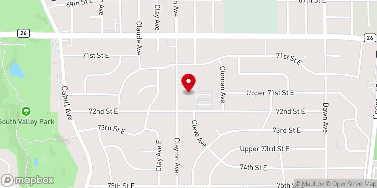 Map showing location of Church of St. Patrick