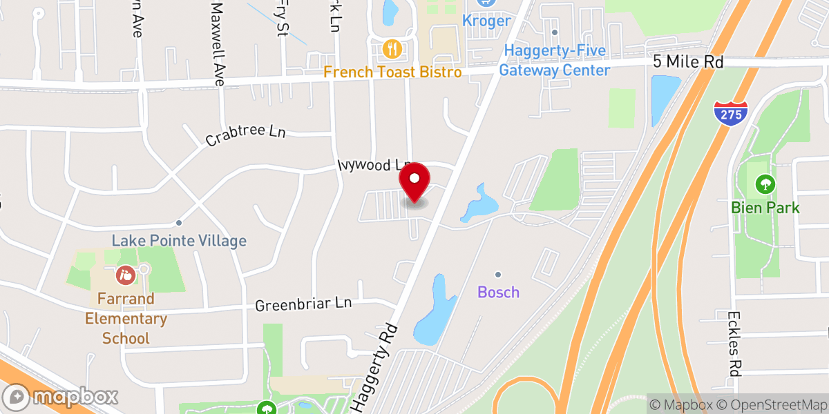 Map showing location of St Kenneth Catholic Church