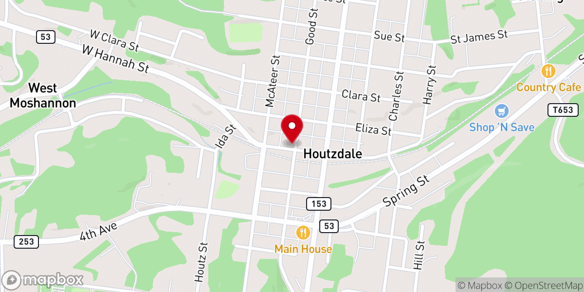 Map showing location of Narrow Road Ministries