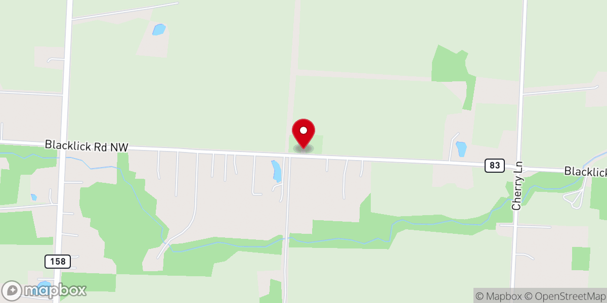 Map showing location of Fletcher Chapel United Methodist Church
