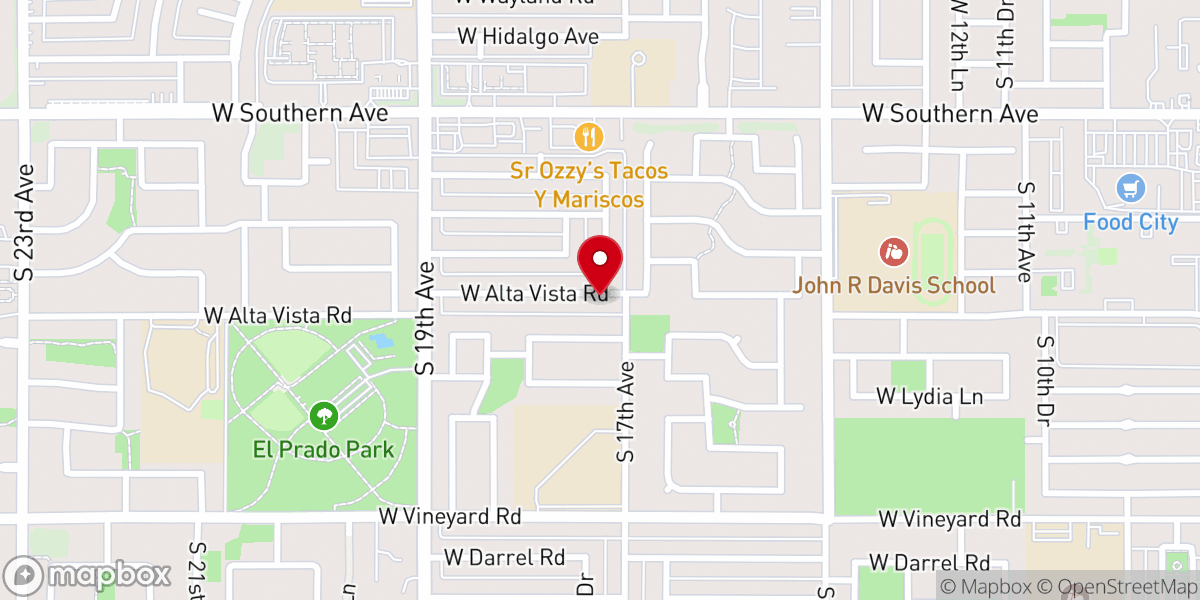 Map showing location of Praise City Church