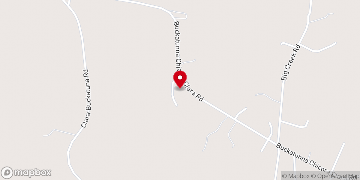 Map showing location of Clara Church of God