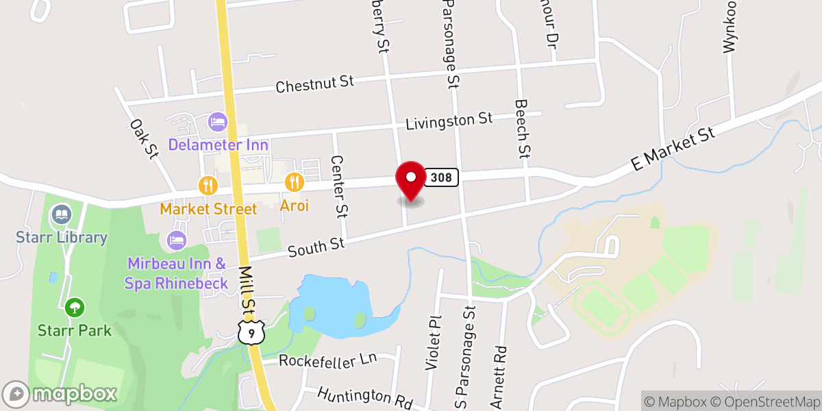 Map showing location of Good Shepherd & St. Joseph Parish Rectory