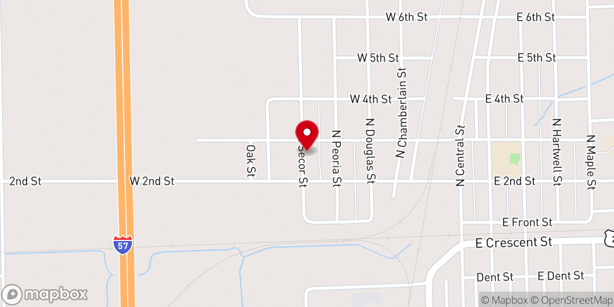 Map showing location of Immaculate Conception/ Our Lady of Guadalupe