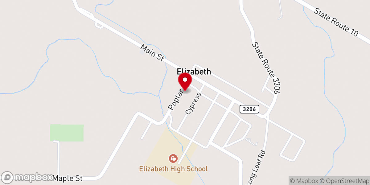 Map showing location of Saint Frances of Rome Catholic Church