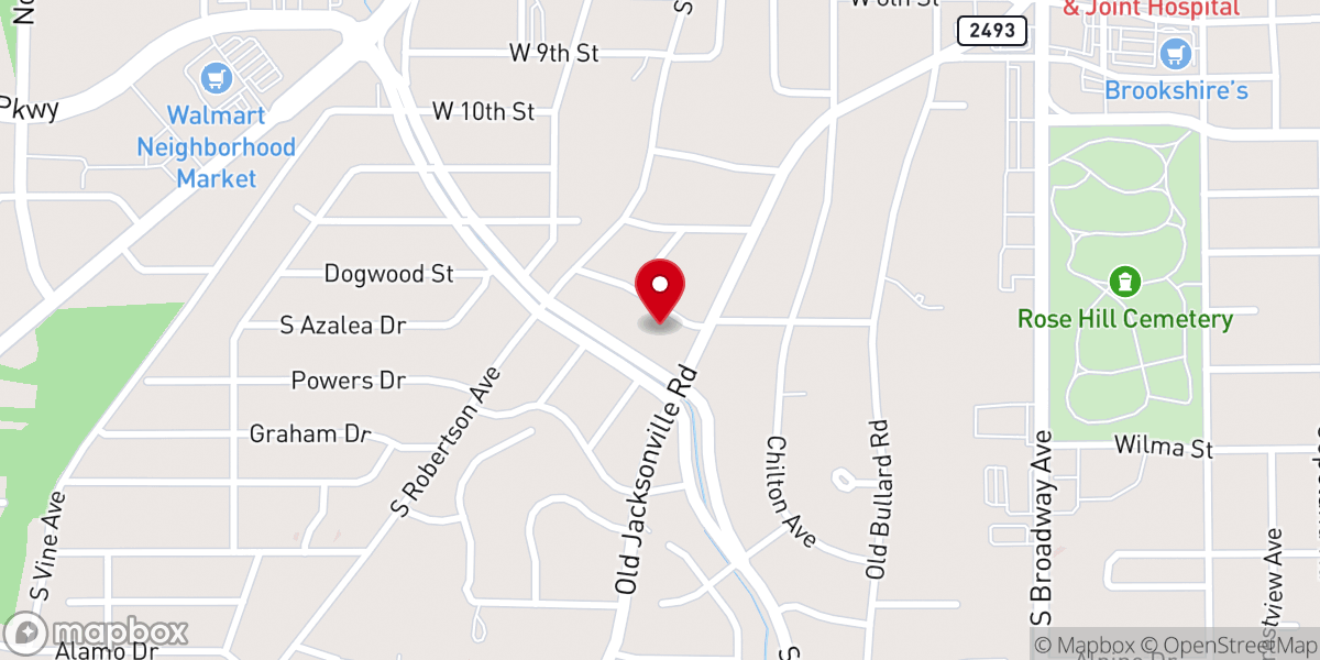 Map showing location of Good Shepherd Reformed Episcopal Church
