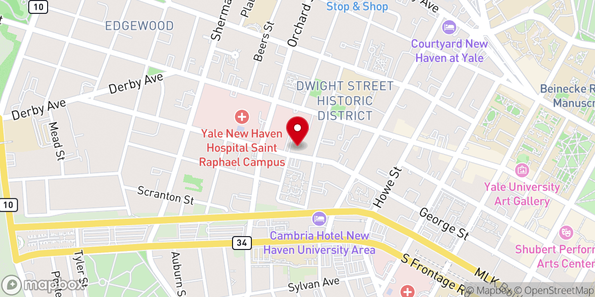 Map showing location of Saint Michael’s Ukrainian Catholic Church