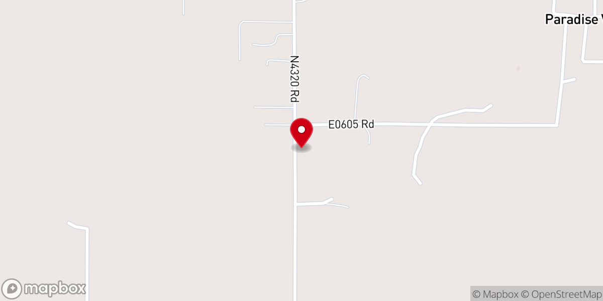 Map showing location of Brushy Creek Baptist Church