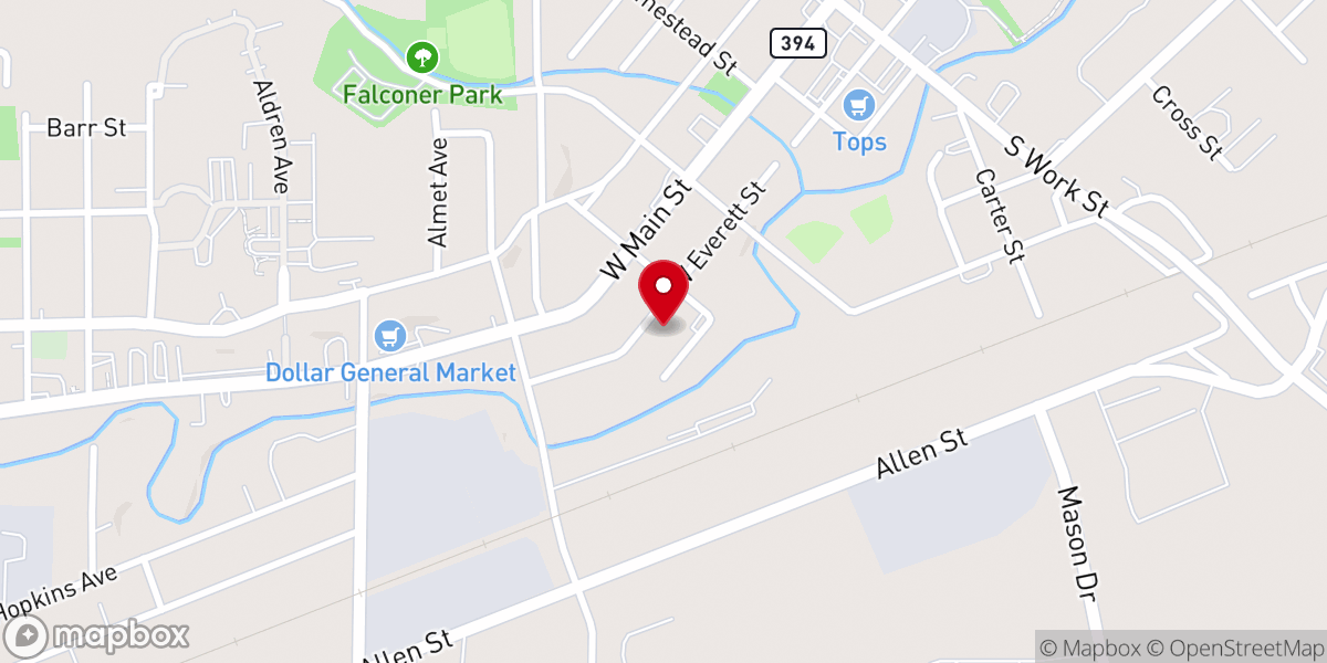 Map showing location of Our Lady of Loreto Roman Catholic Church
